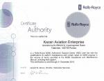 An approval of Kazan Avia  Enterprise as a Rolls-Royce Model 250 Authorized Support Center (ASC)